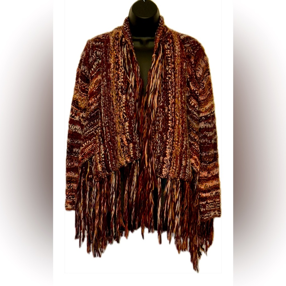 FREE PEOPLE Multicolor Fringe Women's Sweater